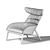 Beatrix Armchair: Dual-Tone Elegance 3D model small image 5