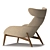 Beatrix Armchair: Dual-Tone Elegance 3D model small image 16