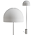 Elegant Bell Chrome Floor Lamp by Tom Dixon 3D model small image 2