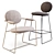 Baxter Gemma: Modern Metal Dining Chair & Bar Stool 3D model small image 1