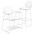 Baxter Gemma: Modern Metal Dining Chair & Bar Stool 3D model small image 4