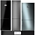 BOSCH Refrigerator Set: Serie 6 VitaFresh, KGN49SB3AR, Serie 8 VitaFresh Plus 3D model small image 1