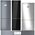 BOSCH Refrigerator Set: Serie 6 VitaFresh, KGN49SB3AR, Serie 8 VitaFresh Plus 3D model small image 2