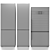 BOSCH Refrigerator Set: Serie 6 VitaFresh, KGN49SB3AR, Serie 8 VitaFresh Plus 3D model small image 6