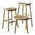 Modern Stool Trio: O1, O2, O3 3D model small image 2