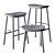 Modern Stool Trio: O1, O2, O3 3D model small image 6