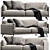 Modern Ditre Italia Krisby Sofa 3D model small image 1