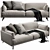 Modern Ditre Italia Krisby Sofa 3D model small image 4