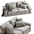 Modern Comfort: Kivik Sofa by Ikea 3D model small image 2