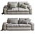 Modern Comfort: Kivik Sofa by Ikea 3D model small image 5