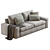 Modern Comfort: Kivik Sofa by Ikea 3D model small image 6