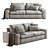 Modern Comfort: Kivik Sofa by Ikea 3D model small image 7