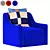 Modern Quincy Armchair: Sleek Design & Superior Comfort 3D model small image 3