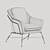 Cozy and Stylish Armchair: La Forma 3D model small image 4