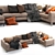 Modern V-Ray Sofa 2015: Luxurious and Stylish 3D model small image 1