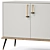 Larina Modern Sideboard: Sleek Design & Ample Storage 3D model small image 2