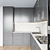 Modern Kitchen Set: Gas Hob, Sink, Oven & Hood 3D model small image 4