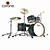 Pearl DMP905/C213 Drum Set: 5-Piece Configuration 3D model small image 2