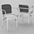 Sleek Black Stain Hoffmann Chair 3D model small image 5