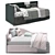 Joyful Corner Bed 3D model small image 3