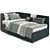 Joyful Corner Bed 3D model small image 5