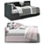 Joyful Corner Bed 3D model small image 9