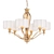 Gilded Elegance: Stiffel Parlene Chandelier 3D model small image 1