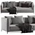 Elegant Minotti Allen Sofa: Stylish Comfort for Your Home 3D model small image 2