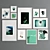 Versatile Art Frame: 11 Options, Multiple Sizes 3D model small image 3