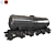 Armored War Train 3D model small image 3