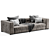 Sleek Minotti Blaze 2015 3D model small image 4