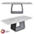 Sami Ceramic Granite Dining Table 3D model small image 1