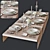 Elegant Table Setting Set 3D model small image 8