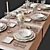 Elegant Table Setting Set 3D model small image 9