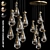 Rain Round Chandelier 18" - Elegant Lighting Fixture 3D model small image 1