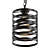 Industrial Iron Cage Pendant 3D model small image 1