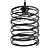 Industrial Iron Pendant Light 3D model small image 1