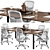 TurboSmooth Woody Conference Table 3D model small image 1