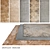 DOVLET HOUSE Carpets: 5-Piece Collection (Part 705) 3D model small image 1