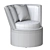 Angela Swivel Chair: Modern and Stylish Seating Solution 3D model small image 5