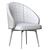  Plush Chenille Dining Chair 3D model small image 7