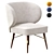 Elegant Louis Armchair - Timeless Design 3D model small image 1