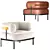 Belt Leather Accent Chair 3D model small image 4