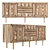 Rustic Coastal Chest of Drawers 3D model small image 1