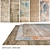 Luxurious Carpets Collection: 5 pieces (Part 709) 3D model small image 1