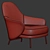 Luxurious Angie Armchair in Minotti 3D model small image 5