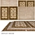 Elegant Double Carpets Set 3D model small image 1
