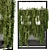 Set of 100 Indoor Hanging Plants: Metal Stand 3D model small image 2