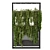 Set of 100 Indoor Hanging Plants: Metal Stand 3D model small image 4