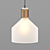 Elegant Glass Pendant Light 3D model small image 1